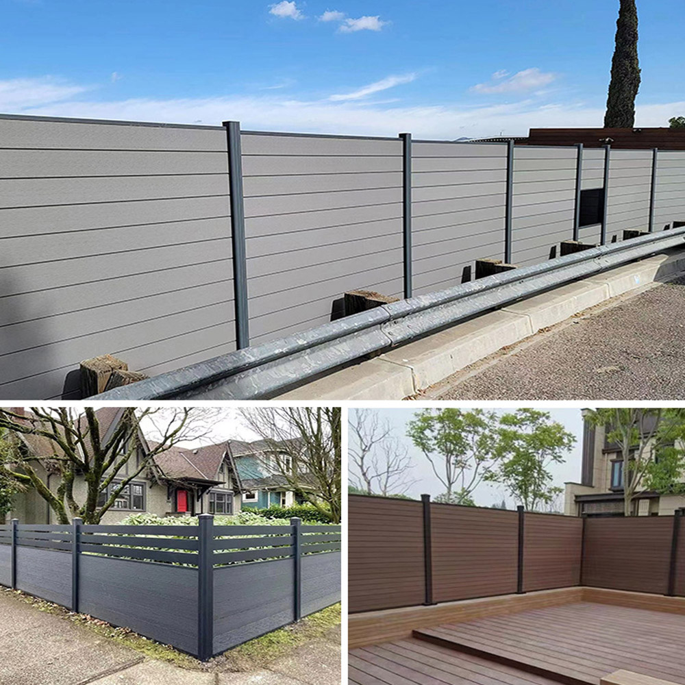 Composite Wood Fence Panels For Yard Decoration