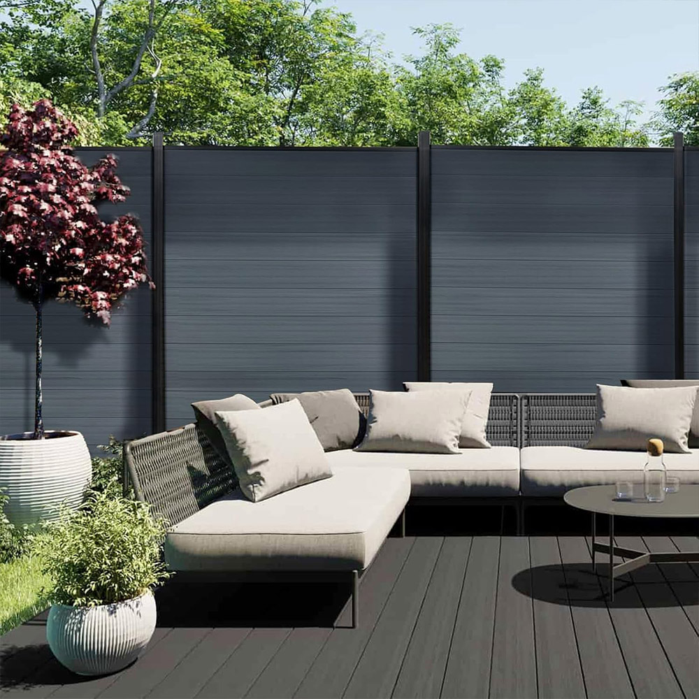 Wood Plastic Composite Fence Panels For Outdoor Use