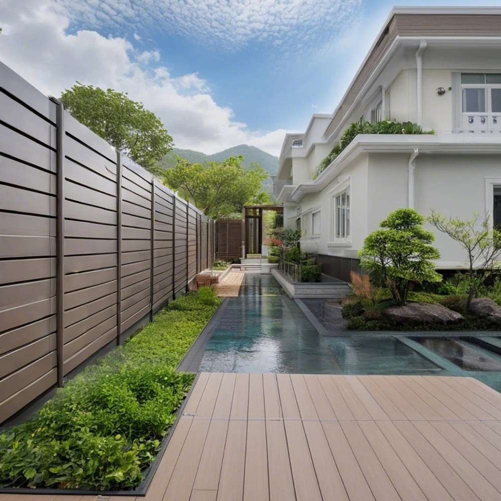 Composite Garden Fence Panels With Installation Kit