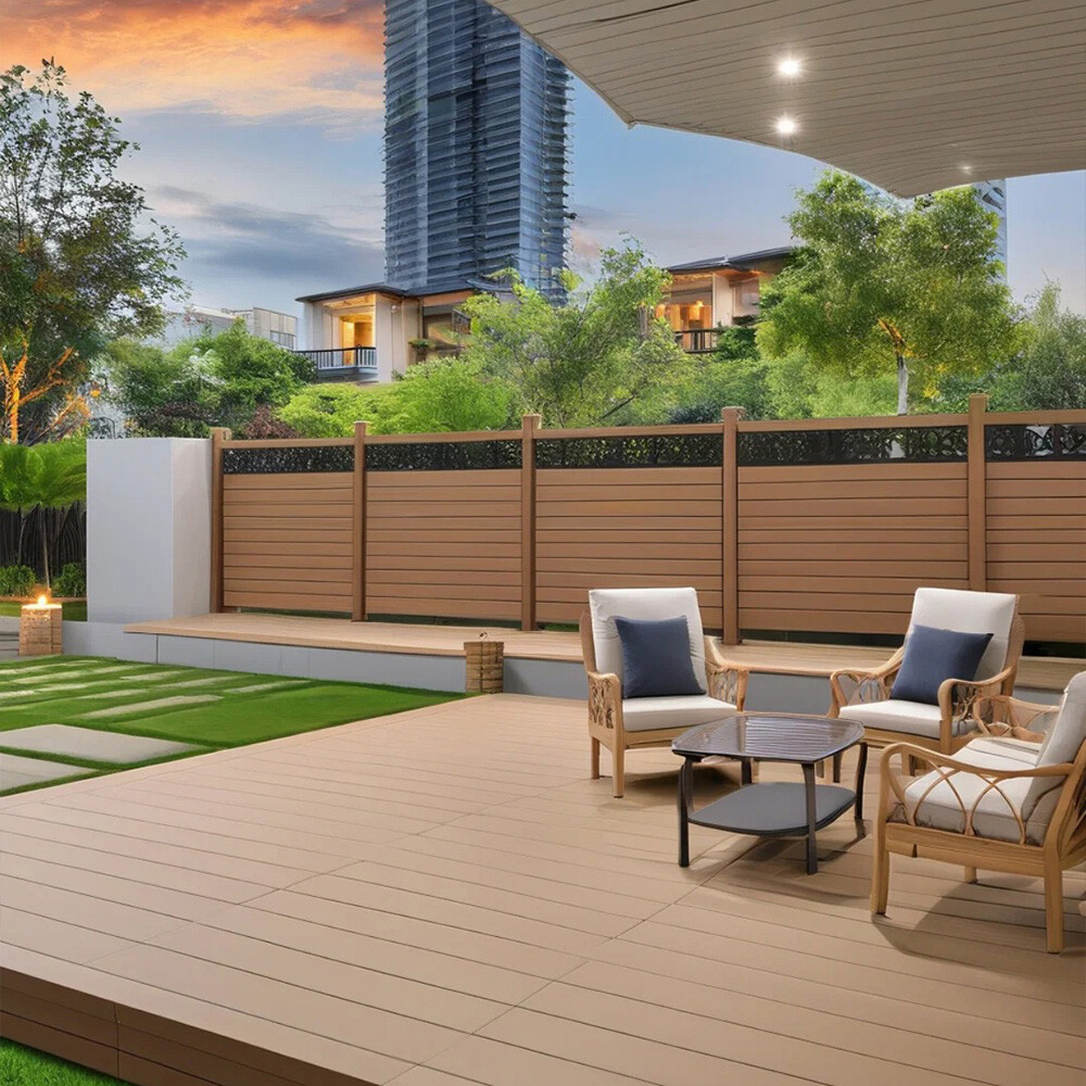 Composite Garden Fence Panels With Installation Kit