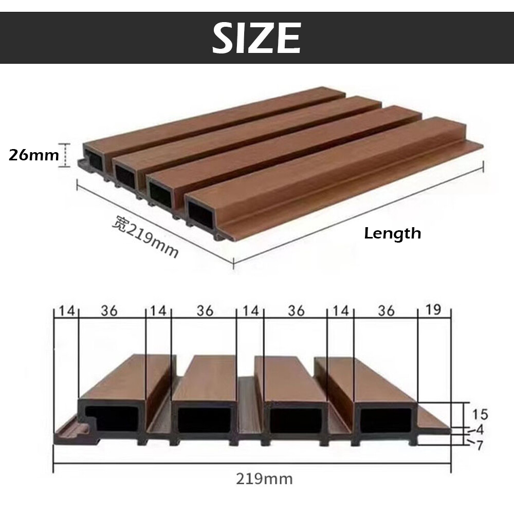 Outdoor Coextruded Wall Cladding Waterproof Panels
