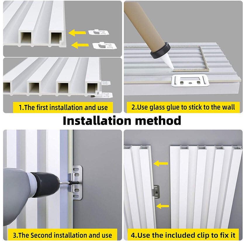 Decorative WPC Wall Panel for Indoor Bedroom