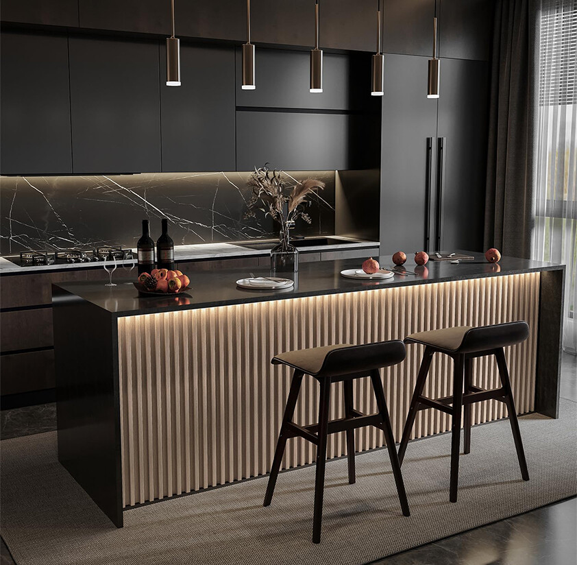 Waterproof WPC Wall Panel for Indoor Bathroom Use