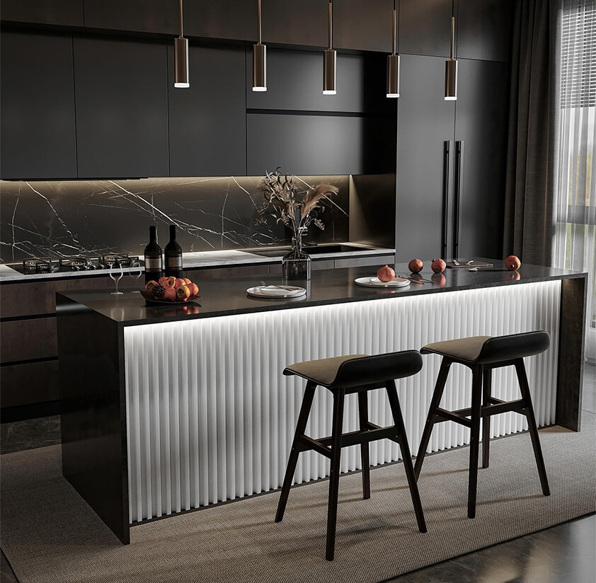 Waterproof WPC Wall Panel for Indoor Bathroom Use