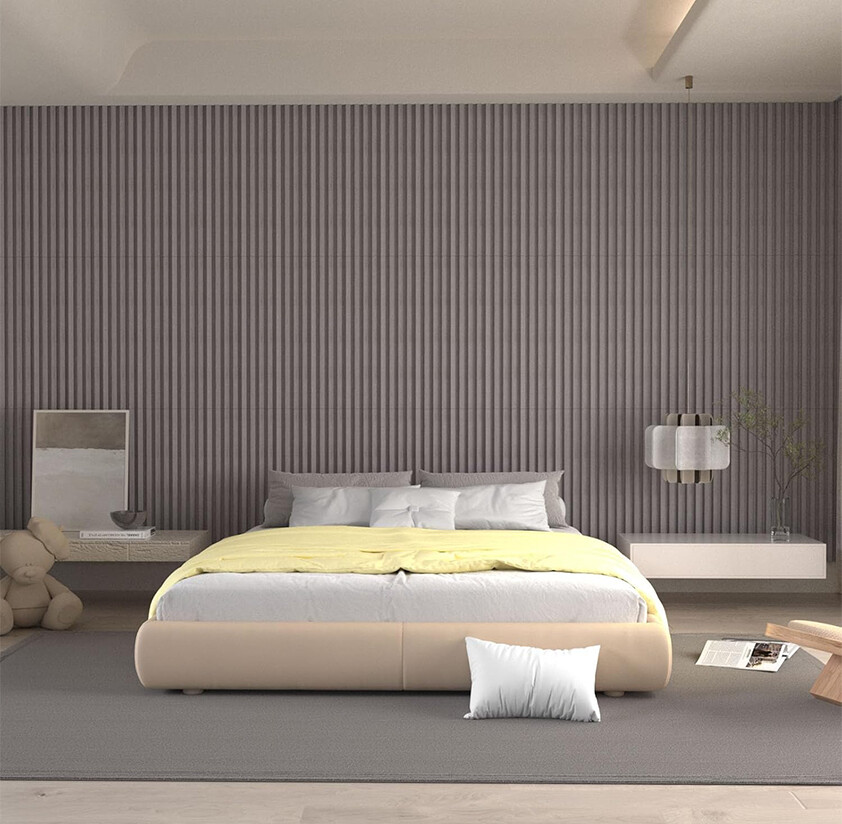 Modern Fluted WPC Wall Panel for Indoor Decoration