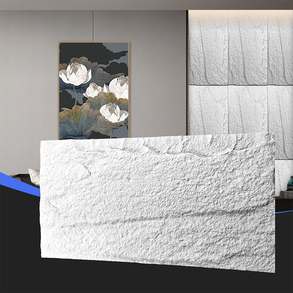 Eco Friendly PU Stone Panels Non Toxic Material