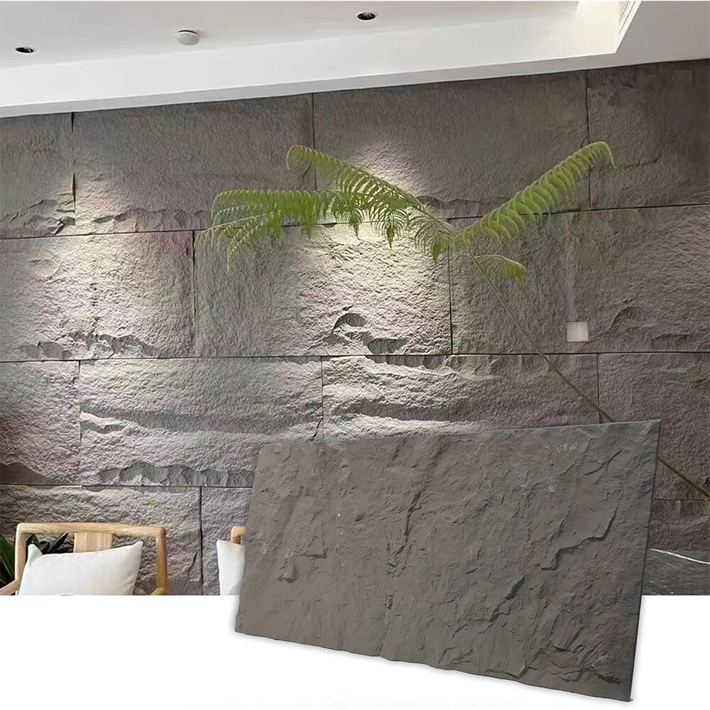 Weatherproof PU Stone Panels for Outdoor Walls