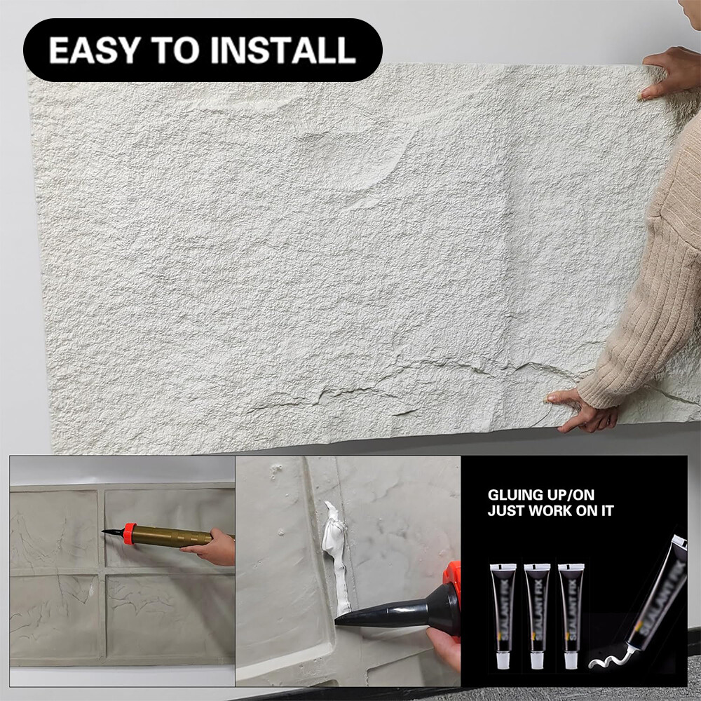 Easy Install PU Stone Panels for DIY Projects