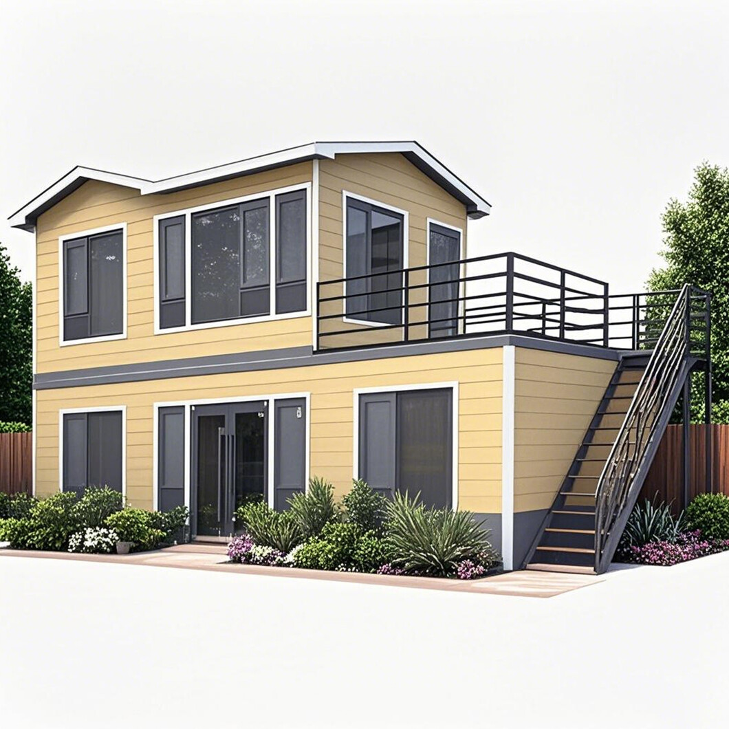 Luxury Prefabricated Light Steel Villa European Style