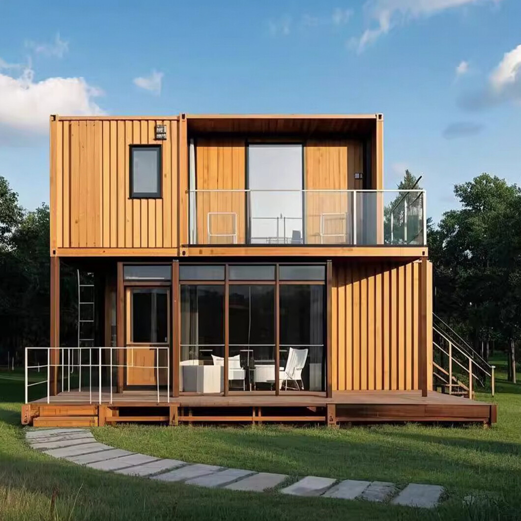 Light Steel Villa Prefabricated House with Solar Panels