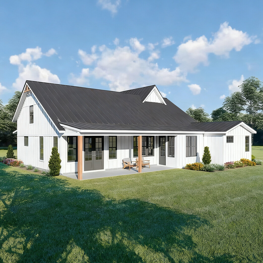 Prefab Light Steel Villa Eco Friendly Building Materials