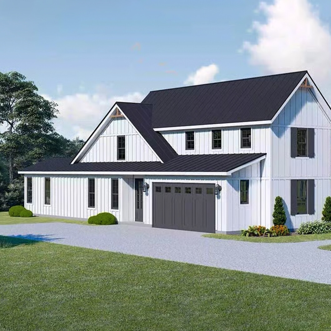 Prefab Light Steel Villa Eco Friendly Building Materials