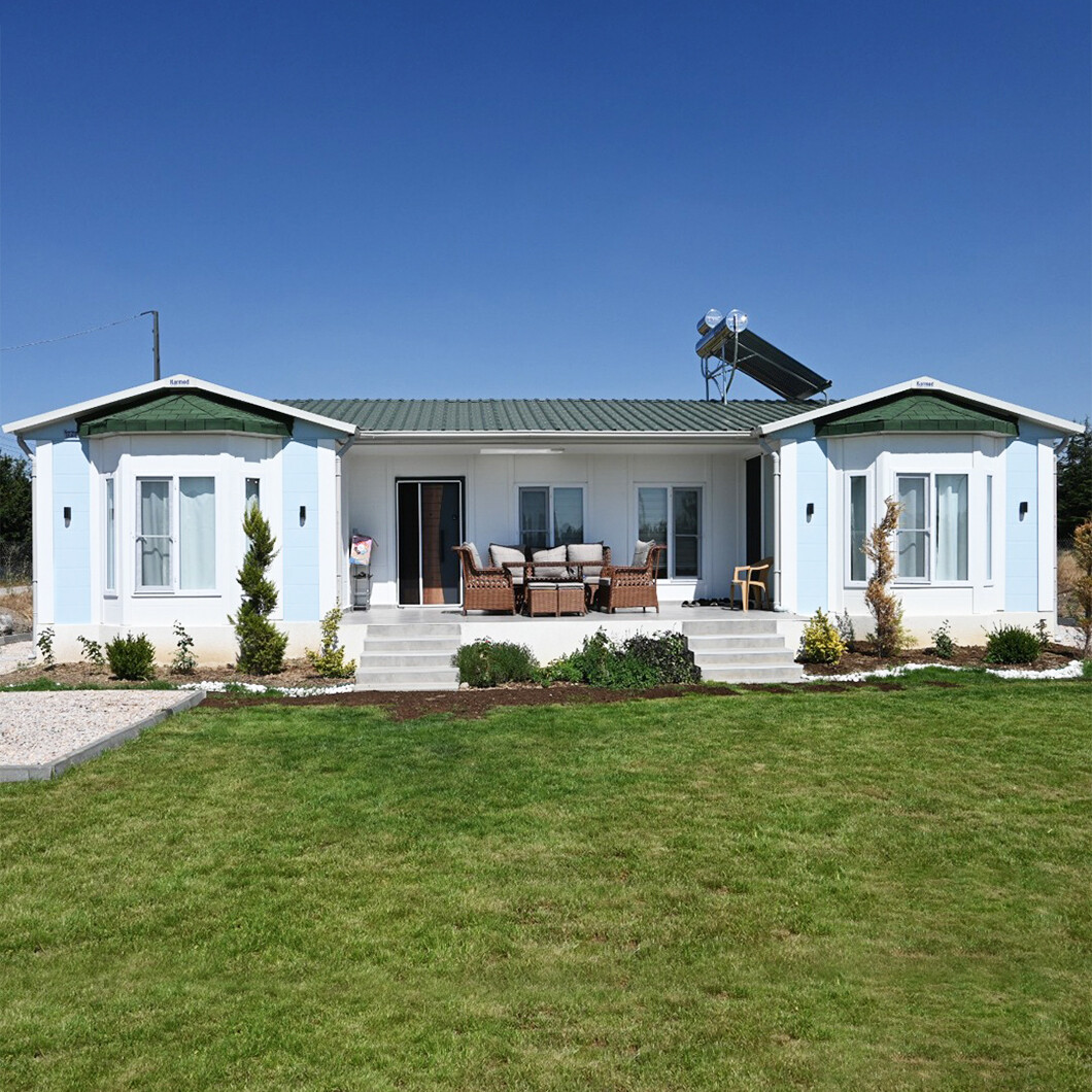 Modern Prefab Light Steel Villa with Glass Walls