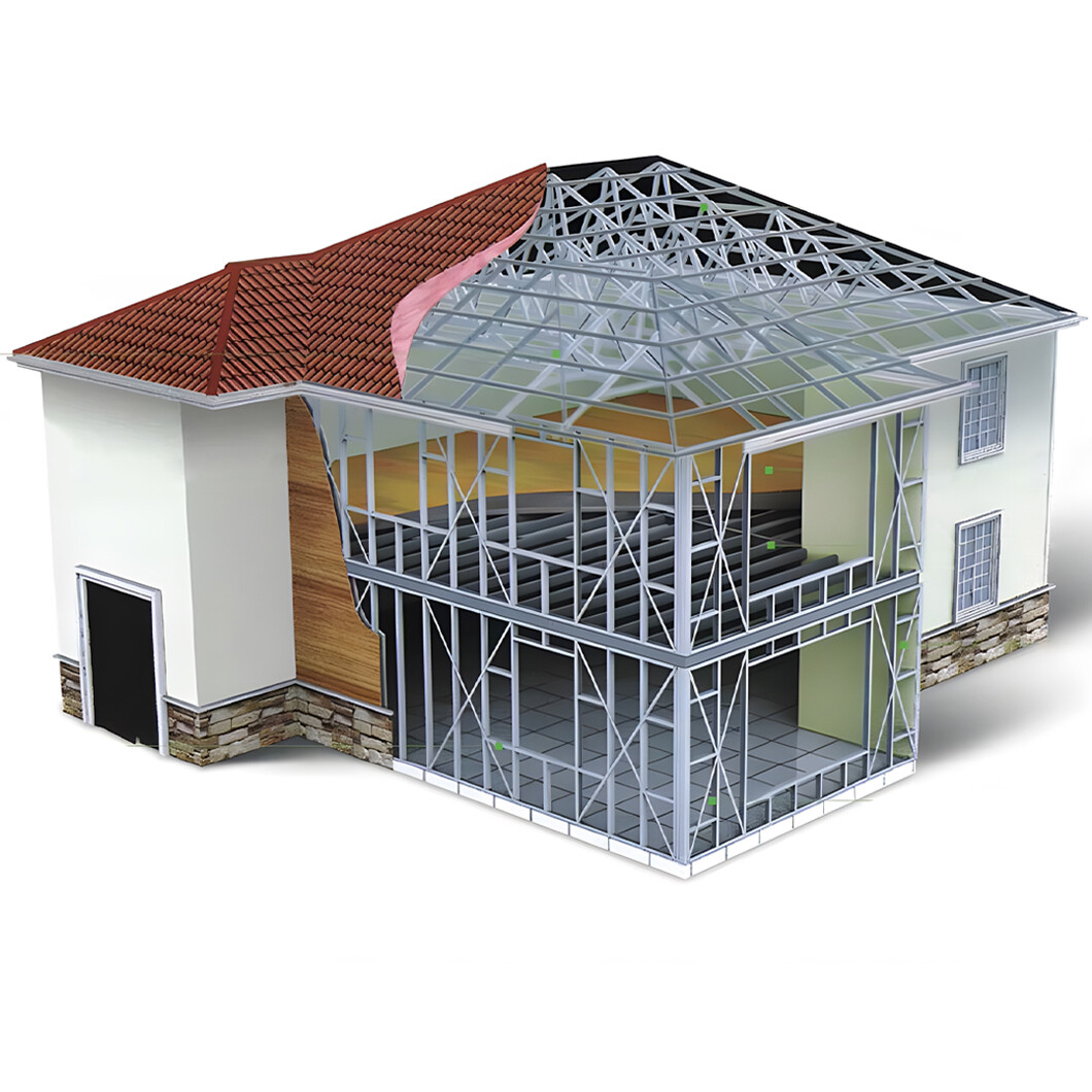 Luxury Light Steel Villa Expandable Modular Homes