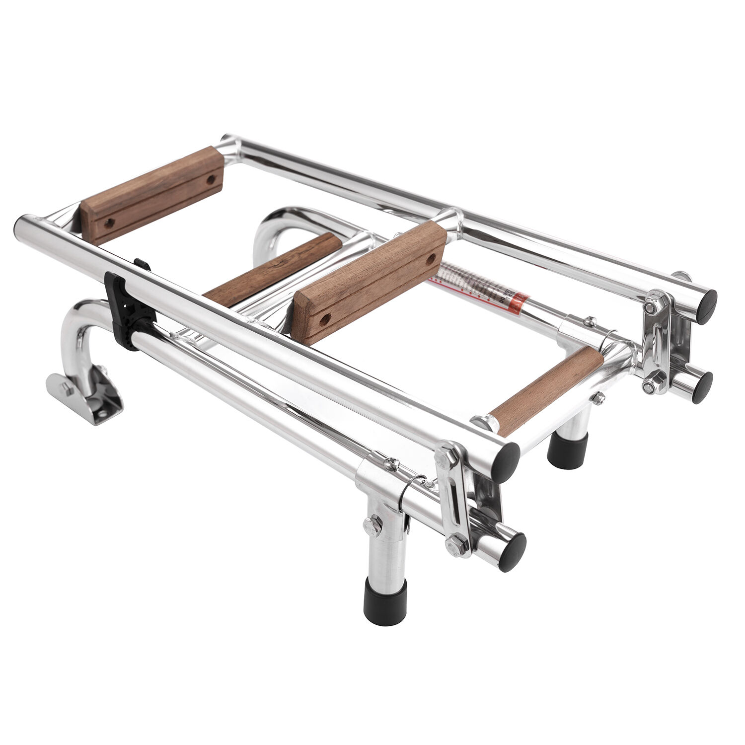Folding Ladder 03503031STW Teak Wood 4 Steps Narrow Folding Ladder 03503031STW Teak Wood 4 Steps Narrow