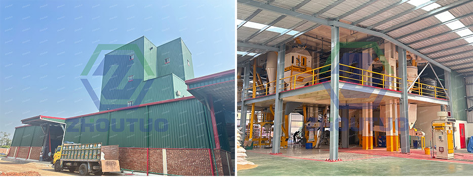 15TPH Poultry Feed Production Line -Bangladesh