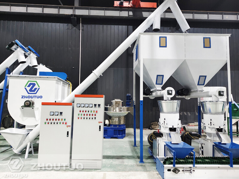 1-3TPH Animal Feed Production Line