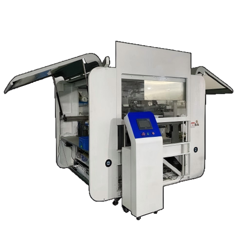 Dual-End Needle Single Station Punching Machine