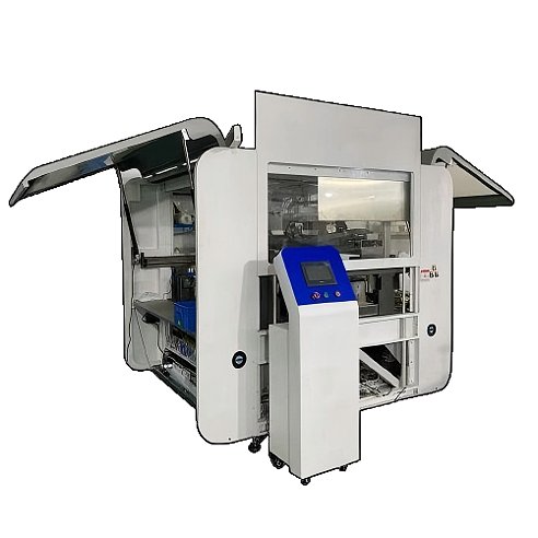 Dual-End Needle Single Station Punching Machine