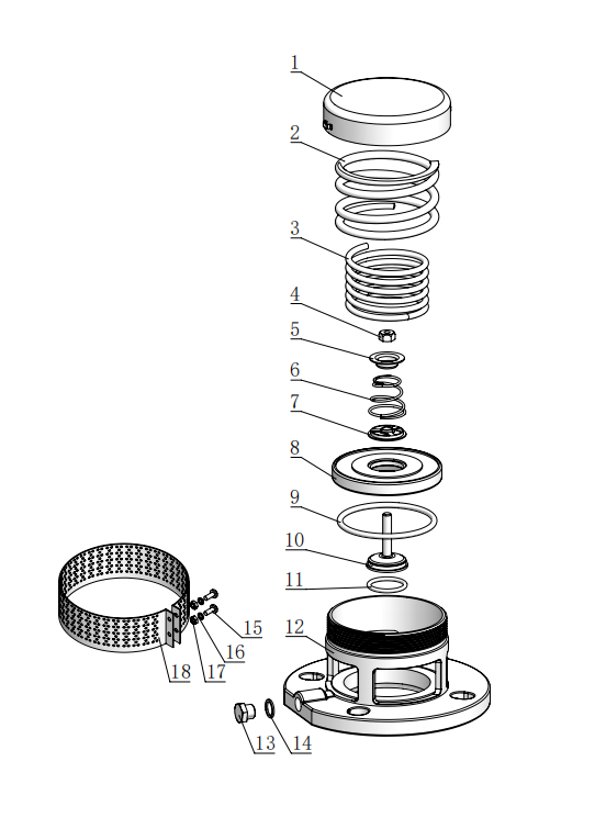 DN80  3” Flanged  Relief  Valve