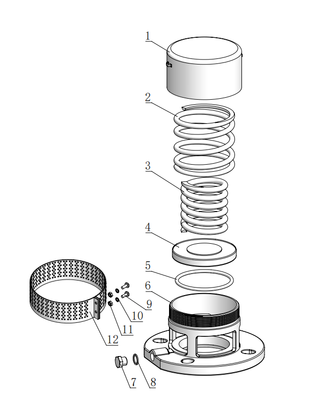 DN80  3” Flanged  Relief  Valve (High Pressure)