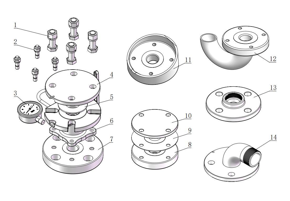 DN40 1.5” Flanged Airline Ball Valve