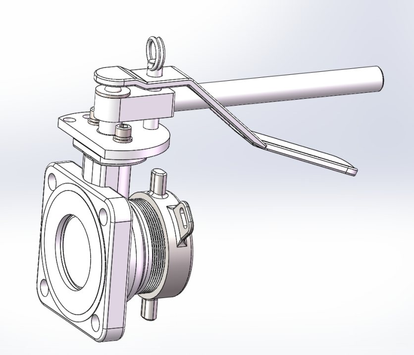 DN50     2”BSP Airline Butterfly Valve