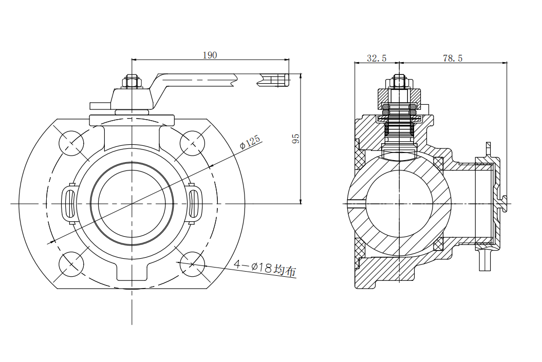 DN50     2” BSP Airline Ball Valve