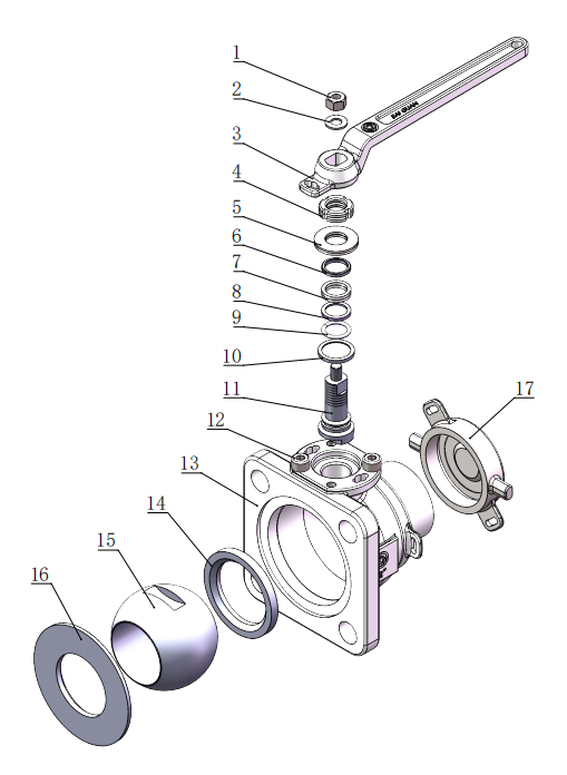 DN50     2” BSP Airline Ball Valve