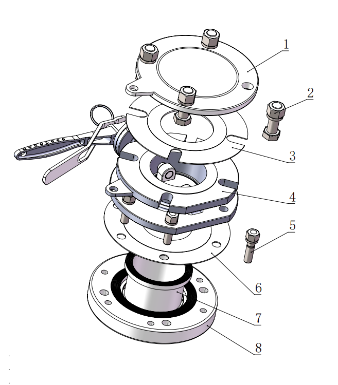 DN80  3” Flanged Butterfly Valve
