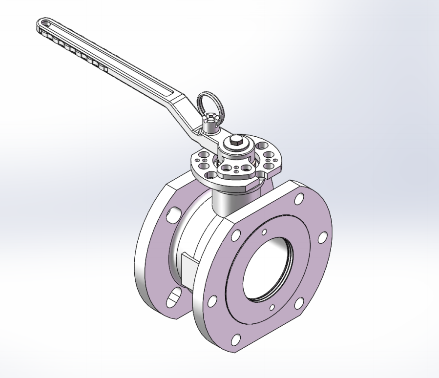DN80     3＂Flanged Ball Valve