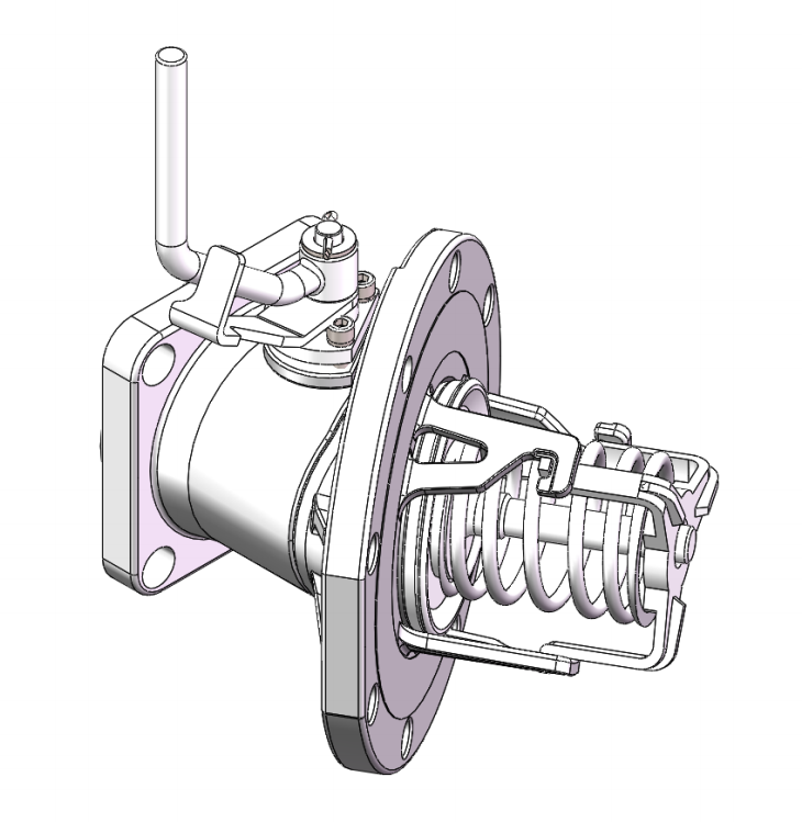DN80  3＂30° Highlift Foot Valve（lightweight）