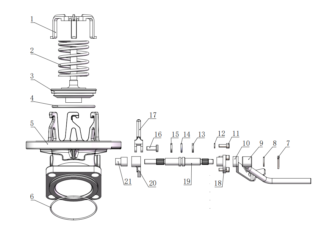 DN80  3＂30° Highlift Foot Valve（lightweight）