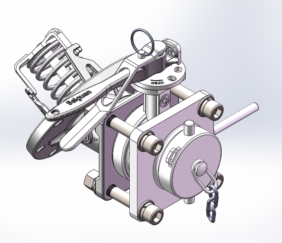 DN80  3＂30°Bottom Discharge Valve