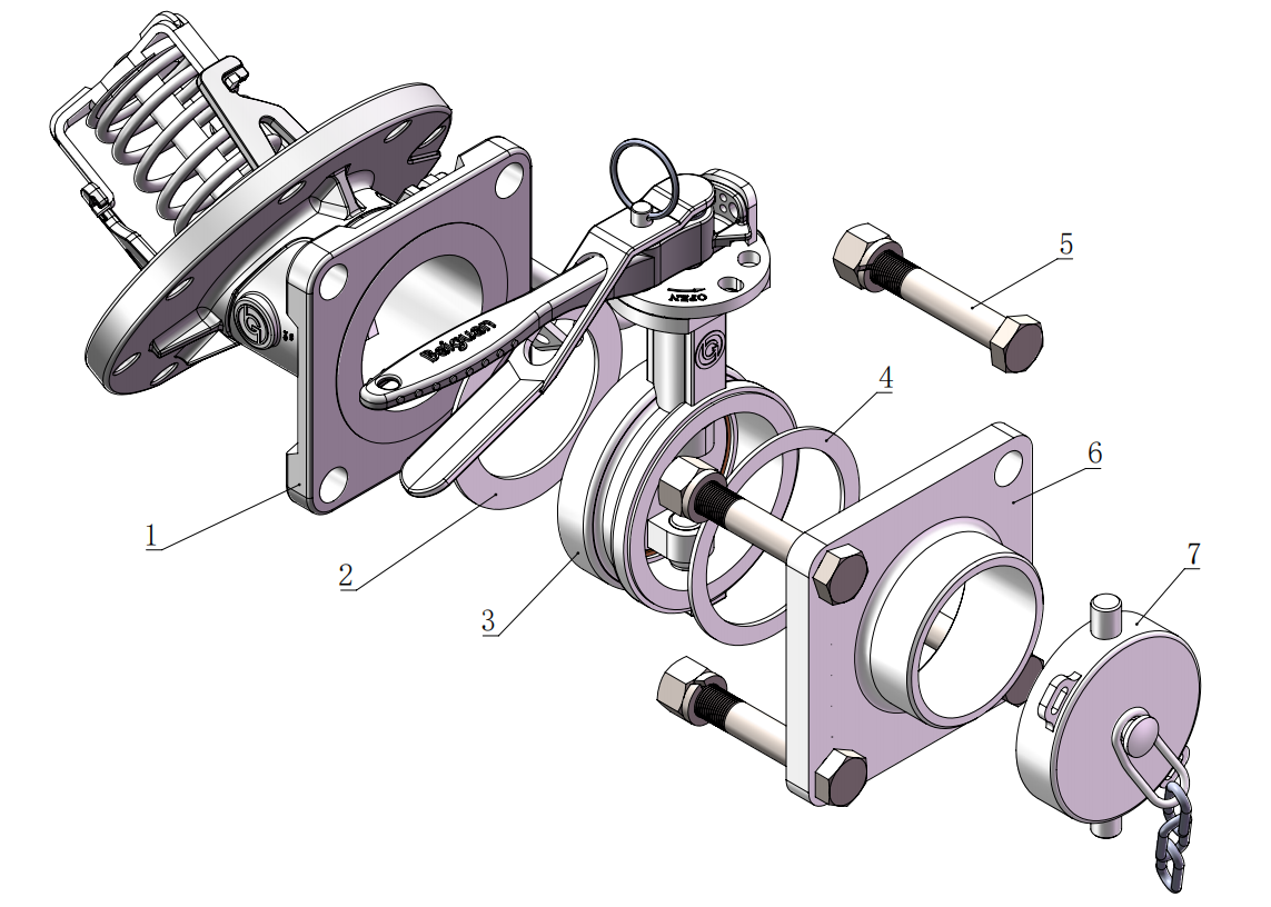 DN80  3＂30°Bottom Discharge Valve