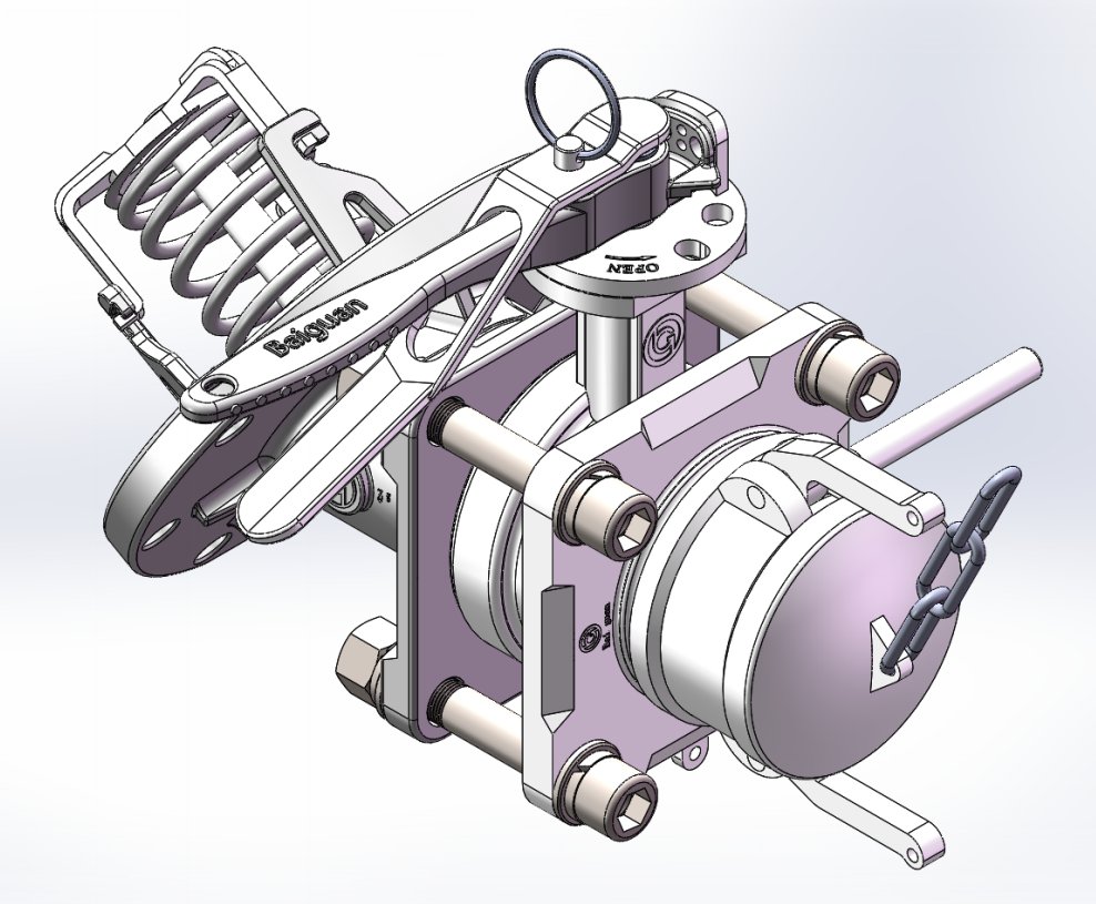 DN80  3＂30°Bottom Discharge Valve
