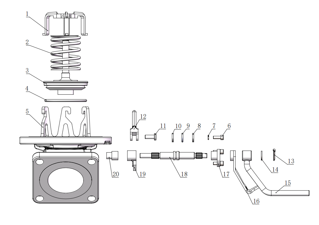 DN80  3＂45° Highlift Foot Valve