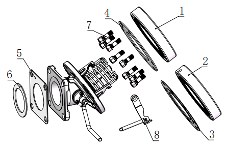 DN80  3＂45° Highlift Foot Valve