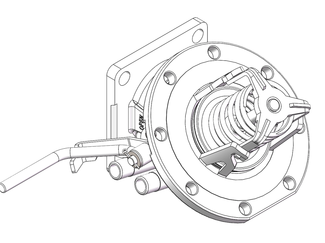 DN80  3＂45° Highlift Foot Valve（With heating）