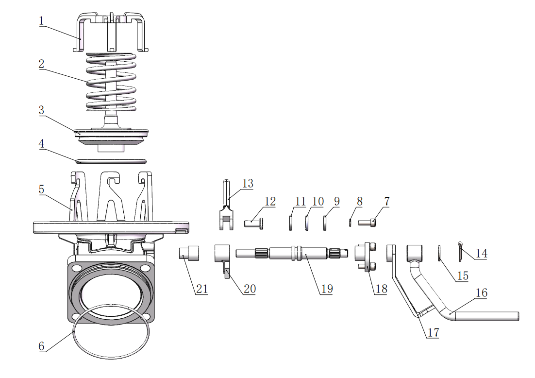 DN80  3＂45° Highlift Foot Valve（Lightweight）