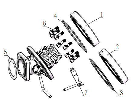 DN80  3＂45° Highlift Foot Valve（Lightweight）