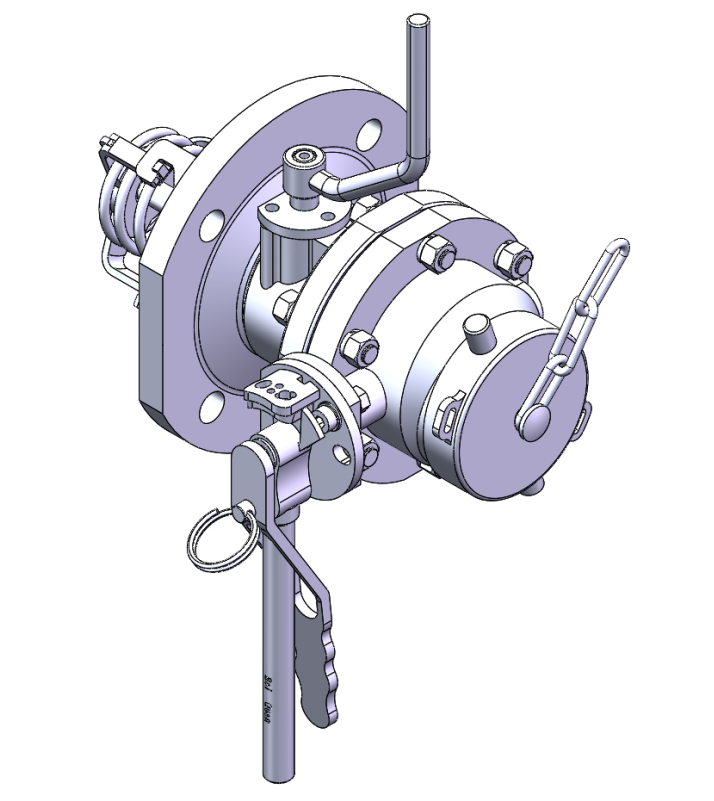 DN80  3＂180°Bottom Discharge Valve