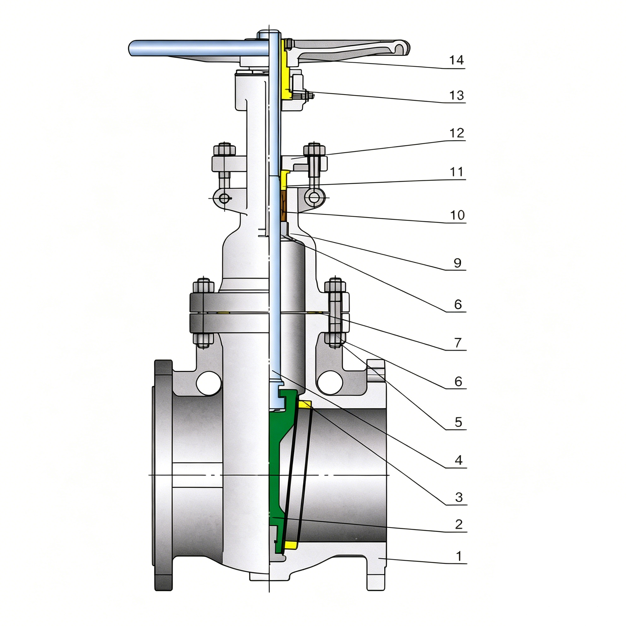 API Cast Steel Gate Valve