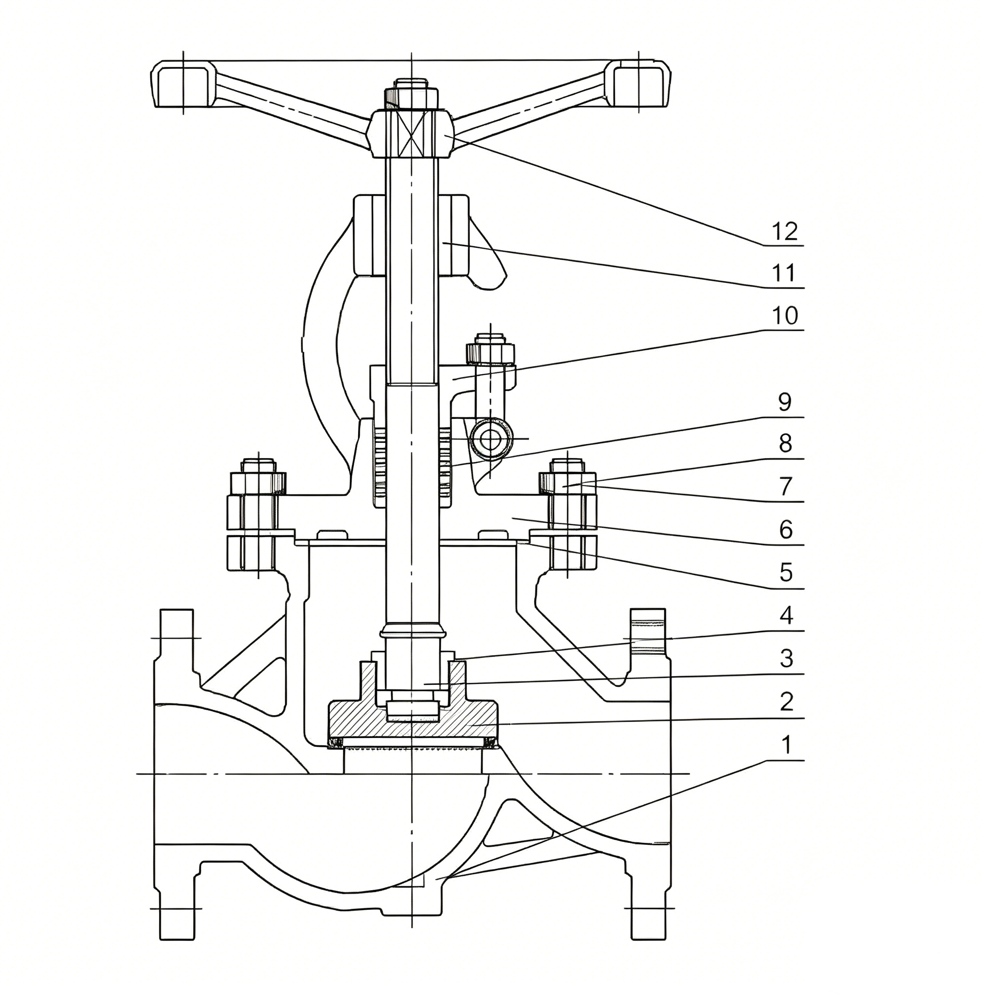 GB Cast Steel Globe Valve