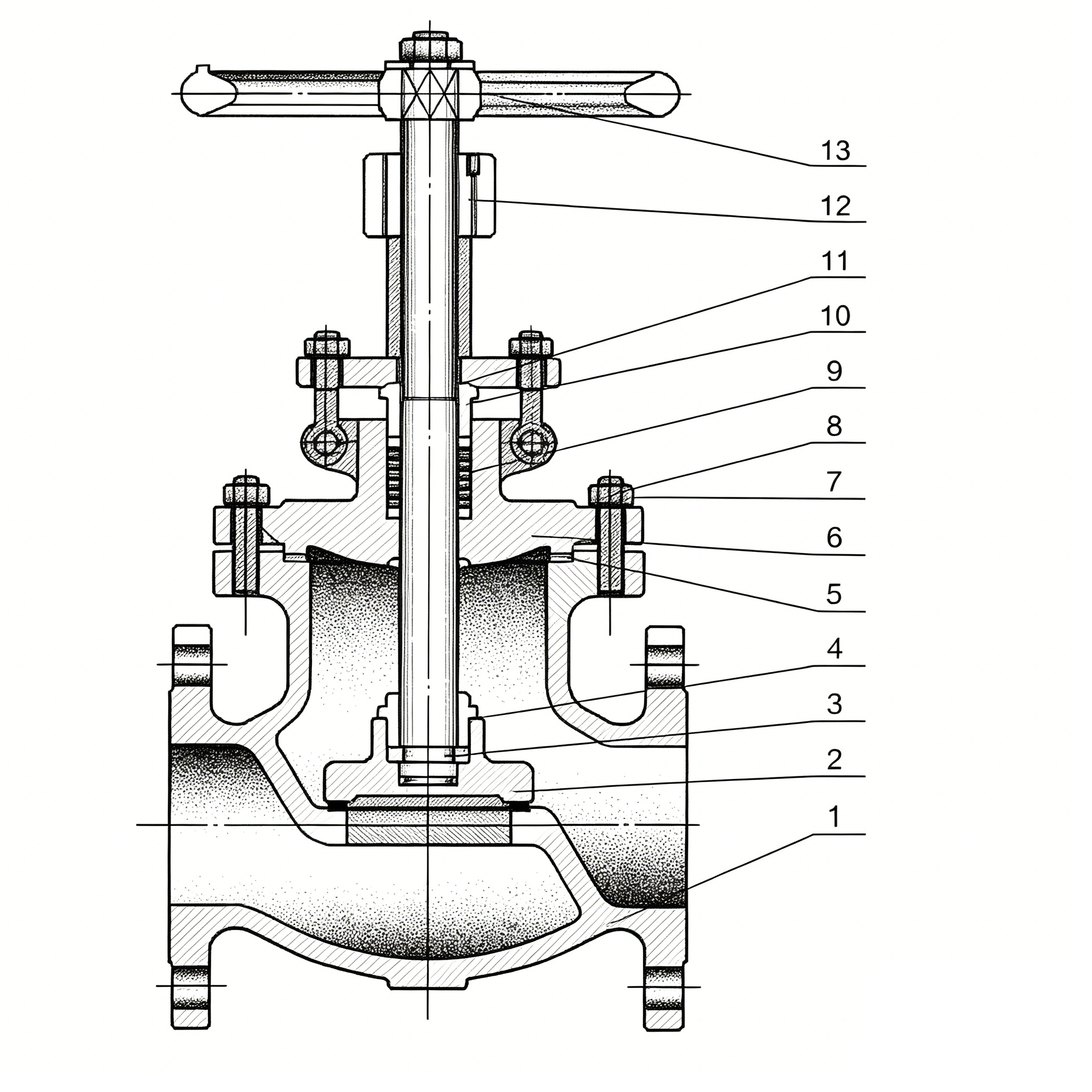 ANSI Cast Steel Globe Valve