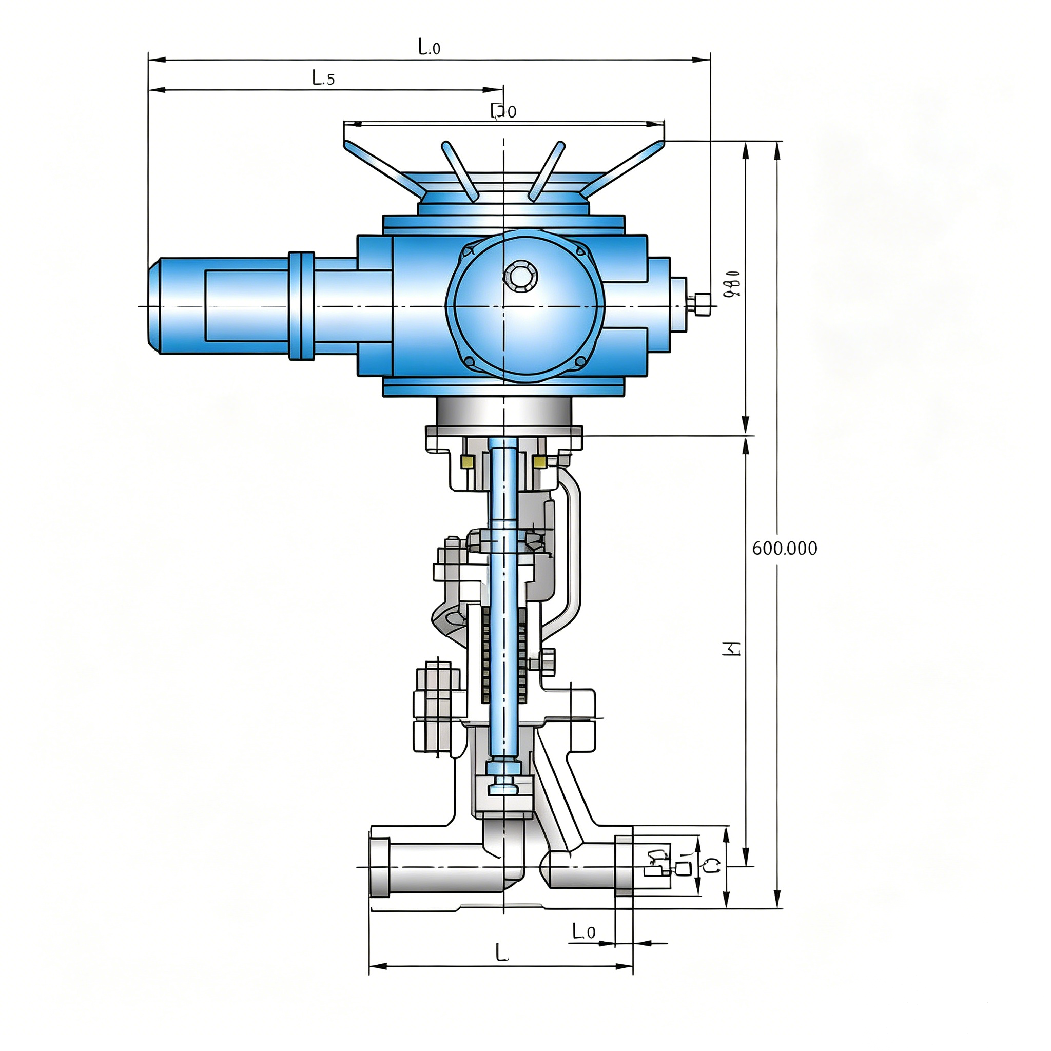 Vacuum Isolate Globe Valve