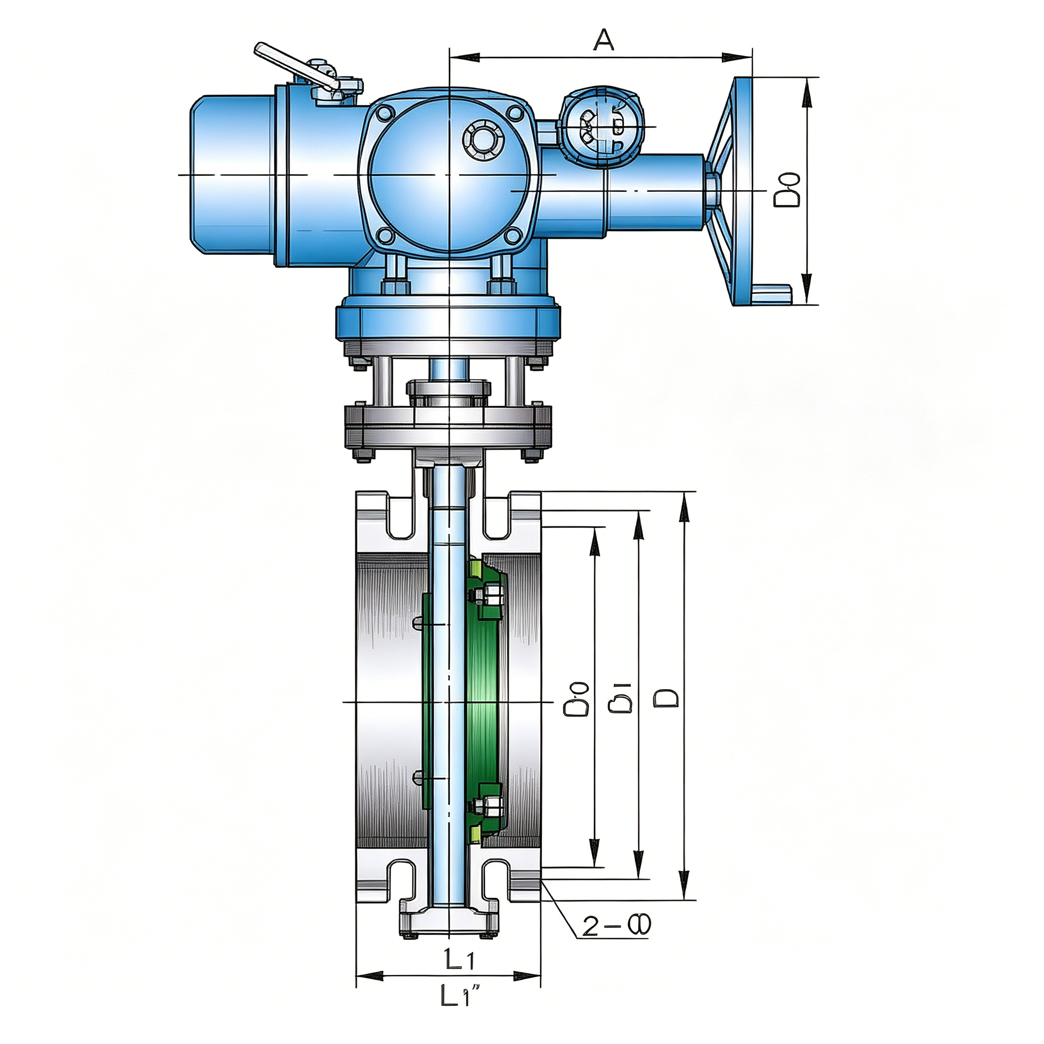Motor Driven Butterfly Valve