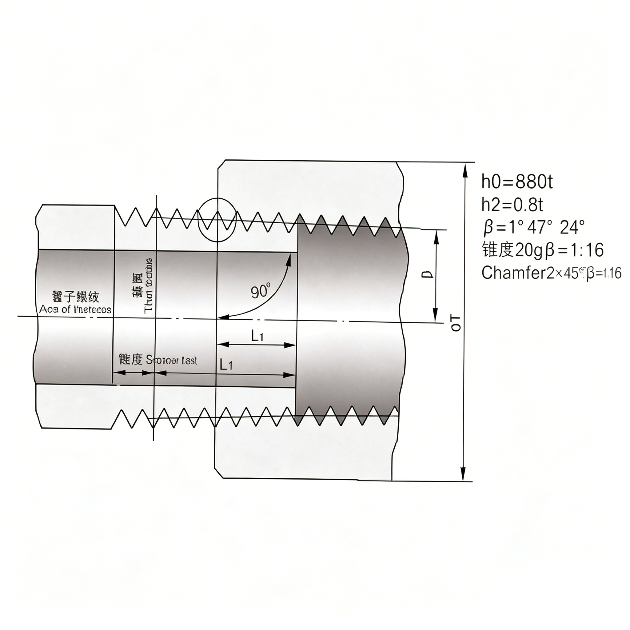 National Taper Pipe Thread Socket Welded Ends