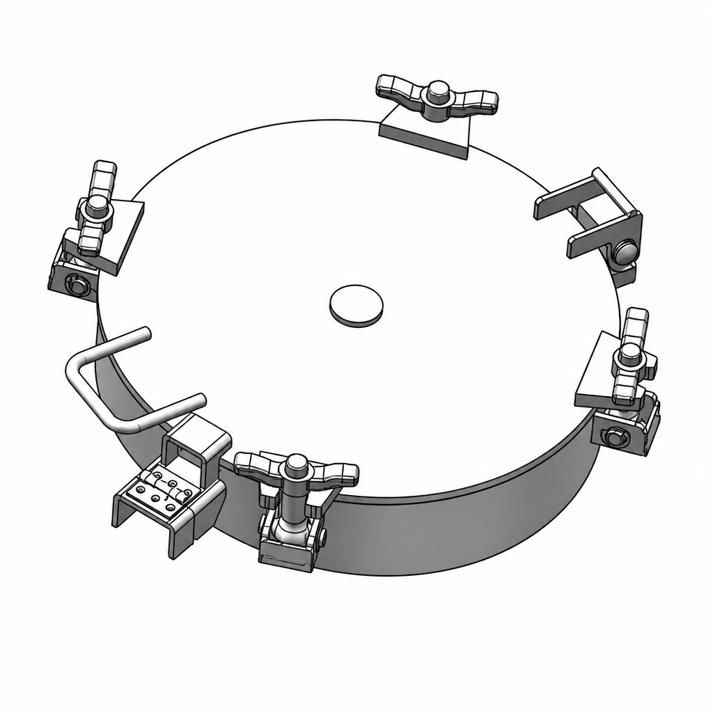 DN450 Food Grade Manlid ASSY (Swingbolts)