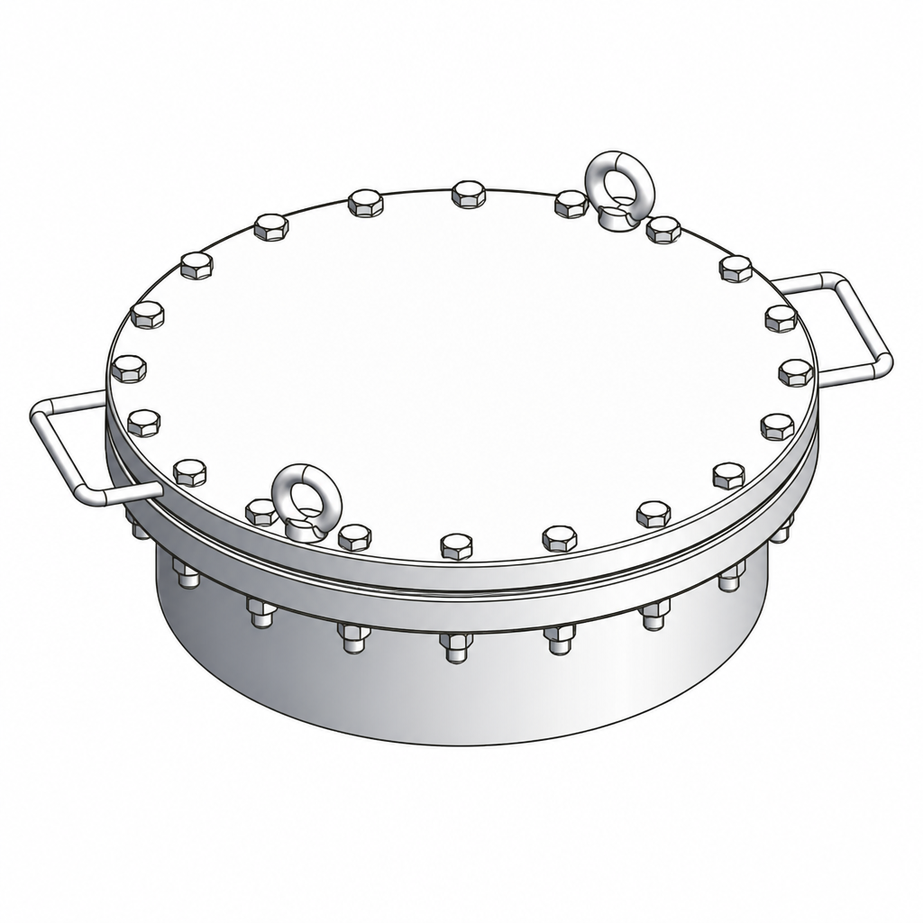 DN500 Flanged Manlid ASSY